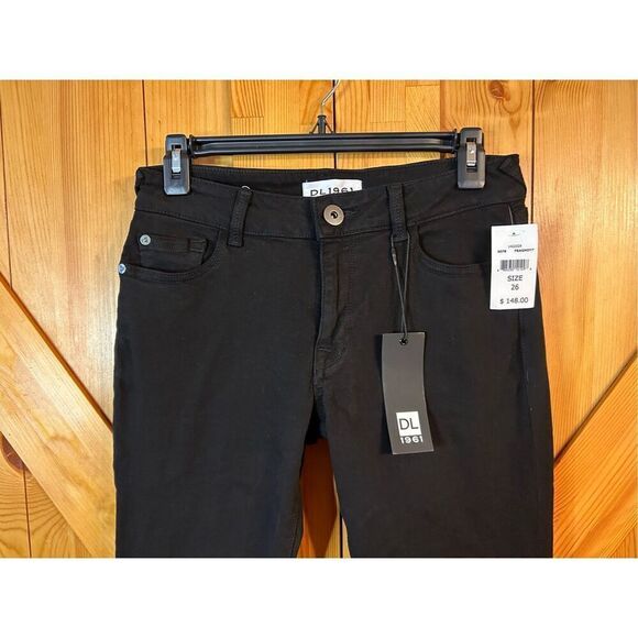 DL1961 Womens Amanda Skinny Fit Jeans Black Size 26 nwt (4714) - Picture 3 of 9